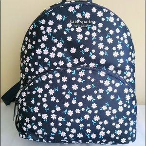 Kate spade karissa floral large backpack wristlet